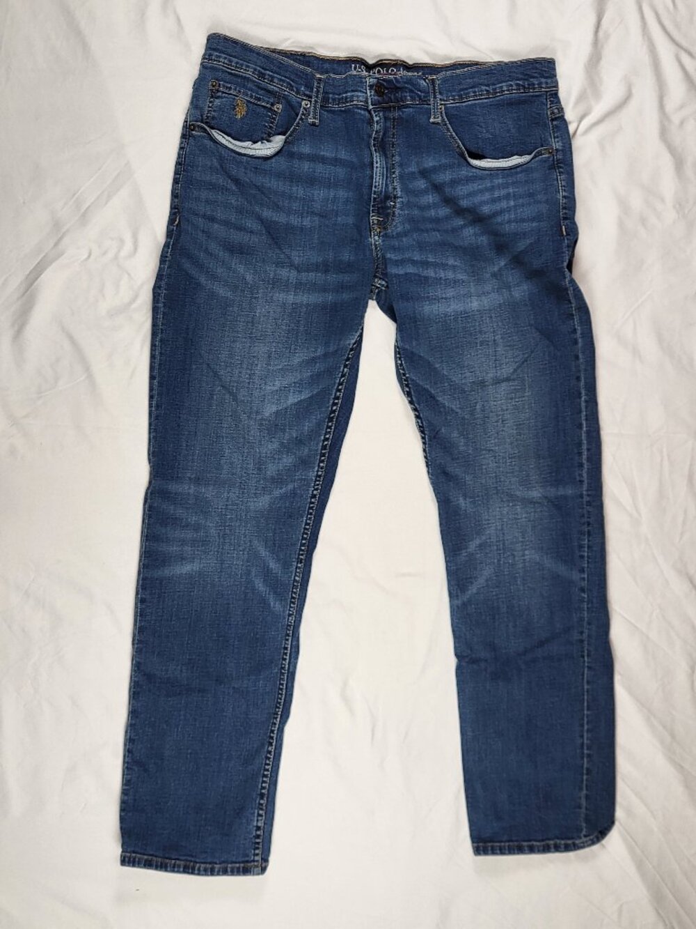 US Polo Assn Jeans Men's 36x30 Blue Denim Y2K Preppy Logo